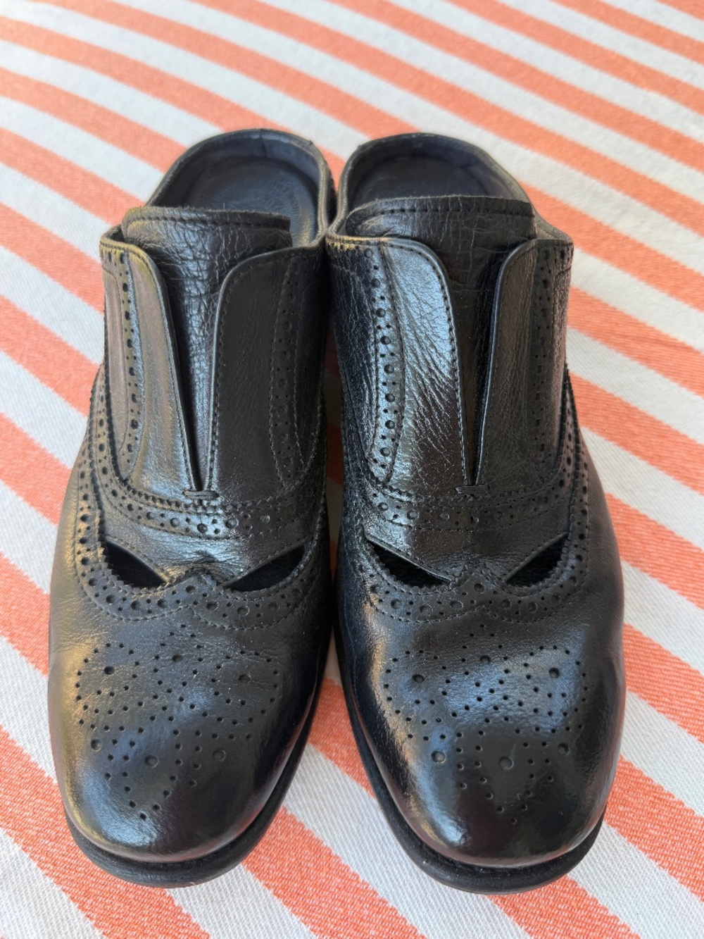 Officine Creative Calixte 067 Black Leather Mules